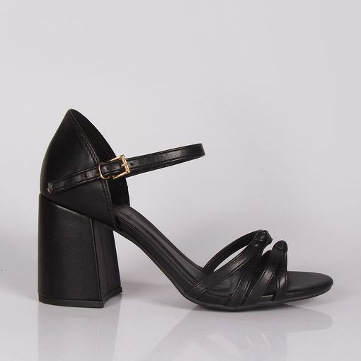 Sandalia Dandara 3044376 S.6 Grosso Preto - gabriellacalcados